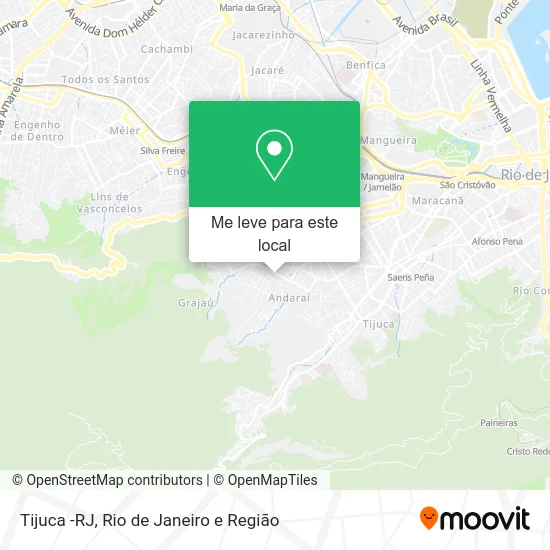 Tijuca -RJ mapa
