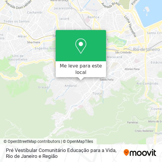 Pré Vestibular Comunitário Educação para a Vida mapa