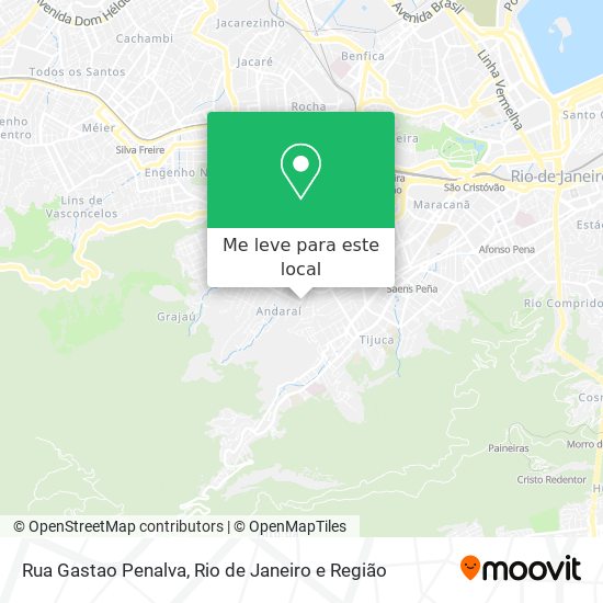 Rua Gastao Penalva mapa