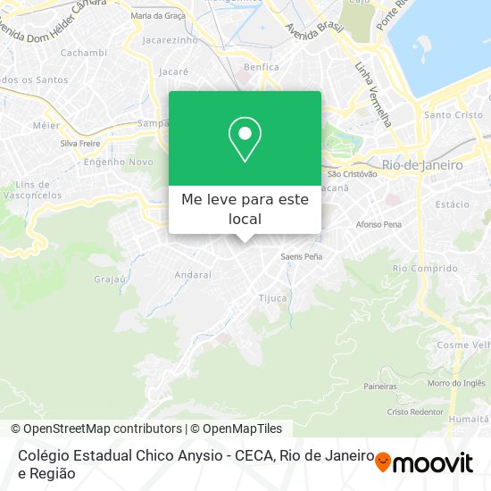 Colégio Estadual Chico Anysio - CECA mapa