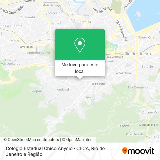 Colégio Estadual Chico Anysio - CECA mapa