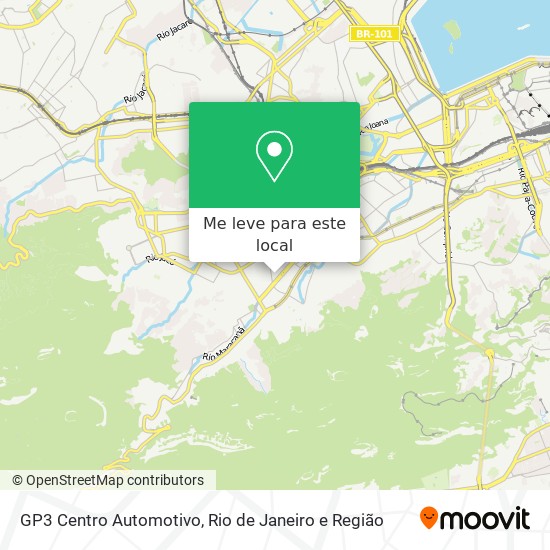 GP3 Centro Automotivo mapa