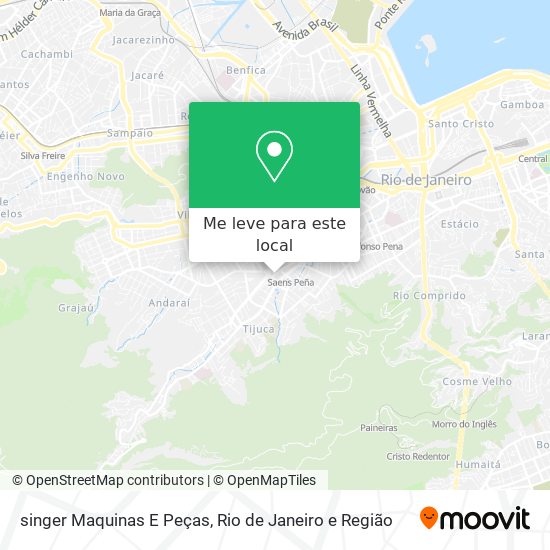 singer Maquinas E Peças mapa