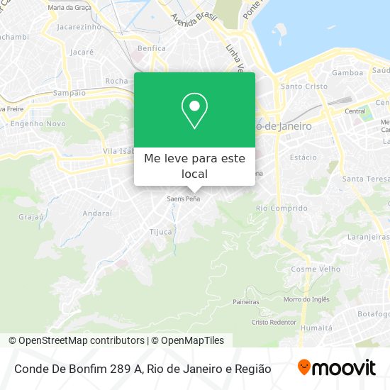 Conde De Bonfim 289 A mapa