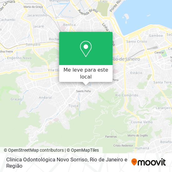 Clínica Odontológica Novo Sorriso mapa