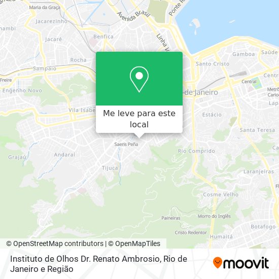 Instituto de Olhos Dr. Renato Ambrosio mapa