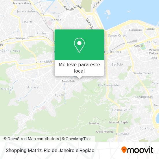 Shopping Matriz mapa