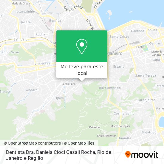 Dentista Dra. Daniela Cioci Casali Rocha mapa