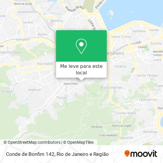 Conde de Bonfim 142 mapa