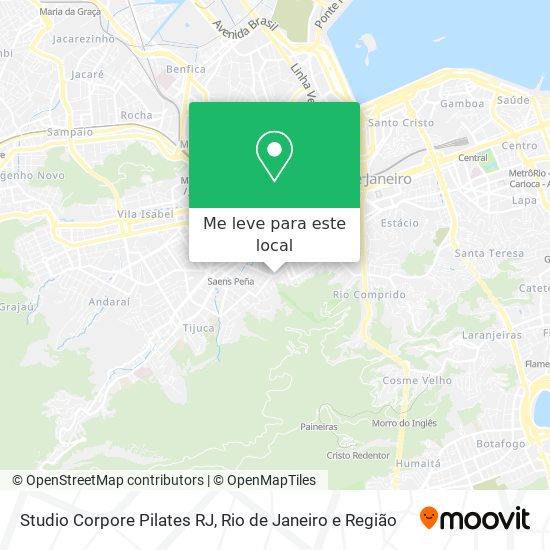 Studio Corpore Pilates RJ mapa