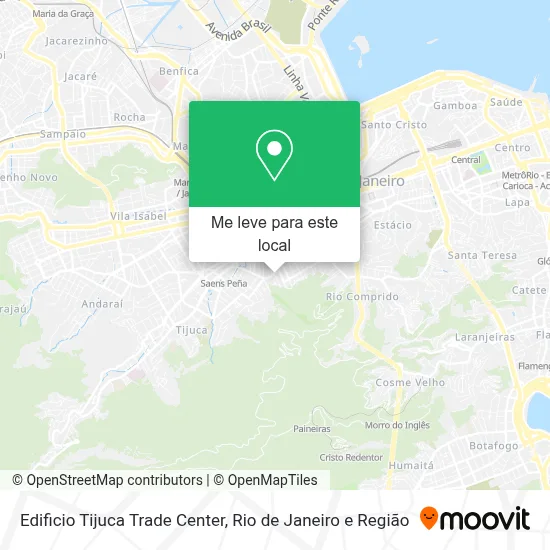 Edificio Tijuca Trade Center mapa