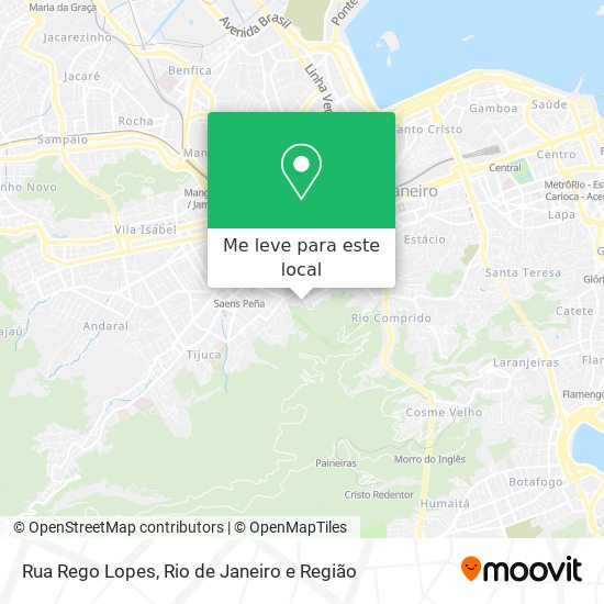 Rua Rego Lopes mapa