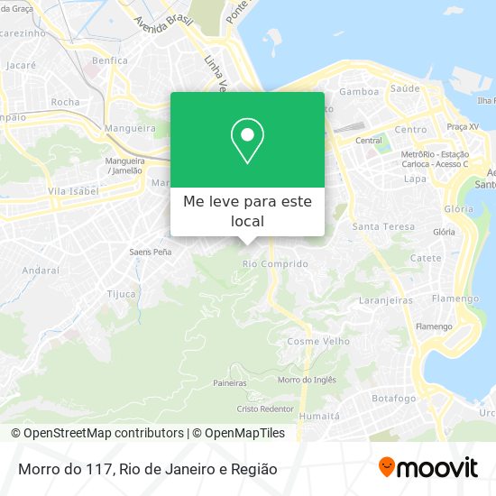 Morro do 117 mapa