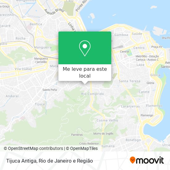 Tijuca Antiga mapa