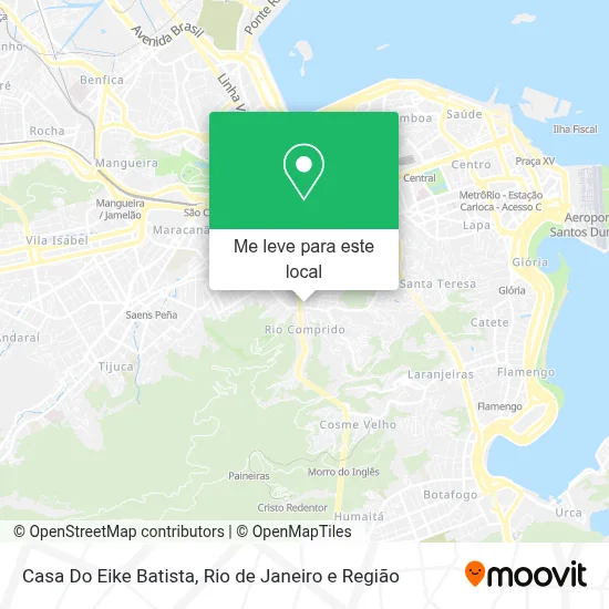 Casa Do Eike Batista mapa