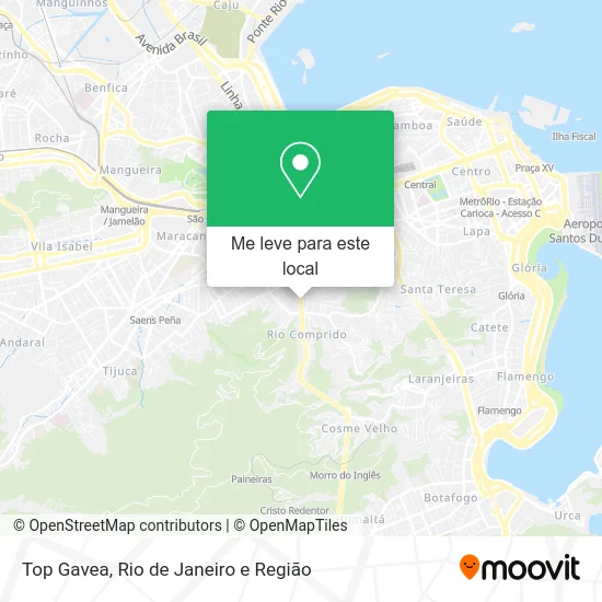 Top Gavea mapa