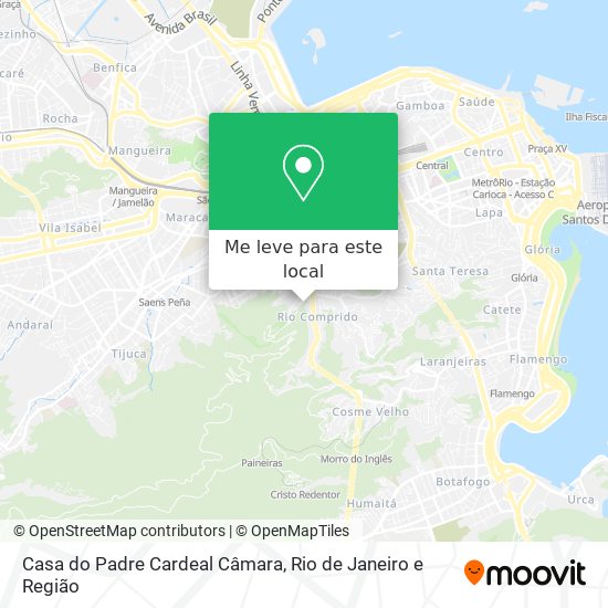 Casa do Padre Cardeal Câmara mapa