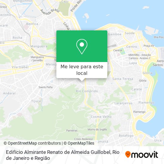 Edifício Almirante Renato de Almeida Guillobel mapa