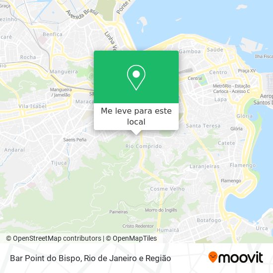 Bar Point do Bispo mapa