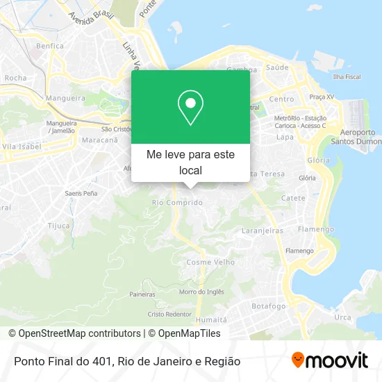 Ponto Final do 401 mapa