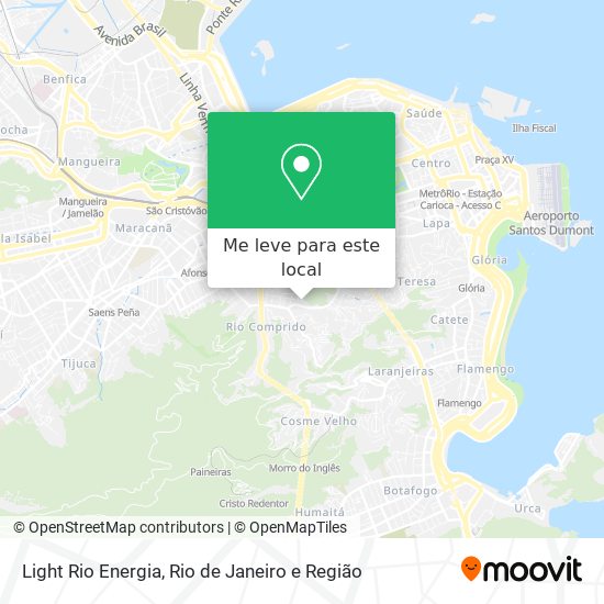 Light Rio Energia mapa