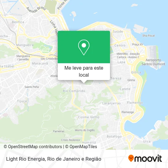 Light Rio Energia mapa