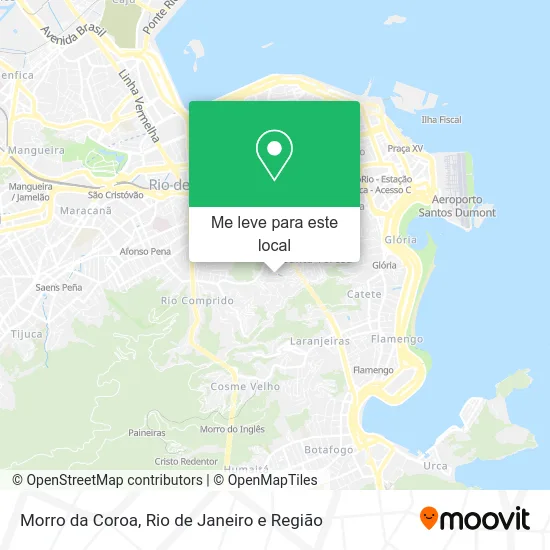 Morro da Coroa mapa