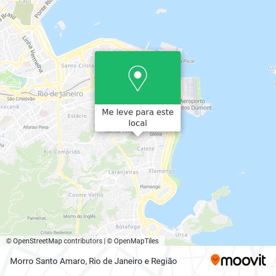 Morro Santo Amaro mapa