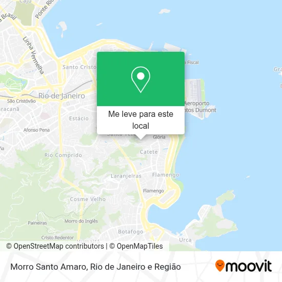 Morro Santo Amaro mapa