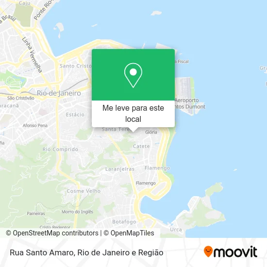 Rua Santo Amaro mapa