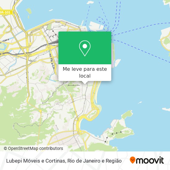 Lubepi Móveis e Cortinas mapa