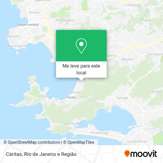 Cáritas mapa