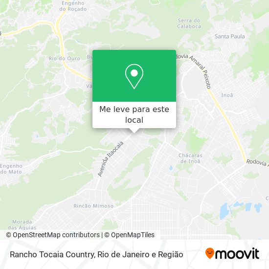 Rancho Tocaia Country mapa