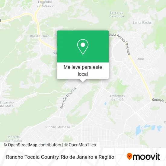 Rancho Tocaia Country mapa