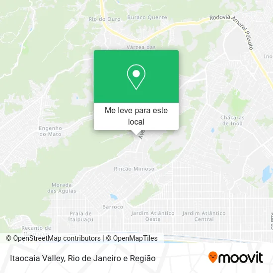 Itaocaia Valley mapa