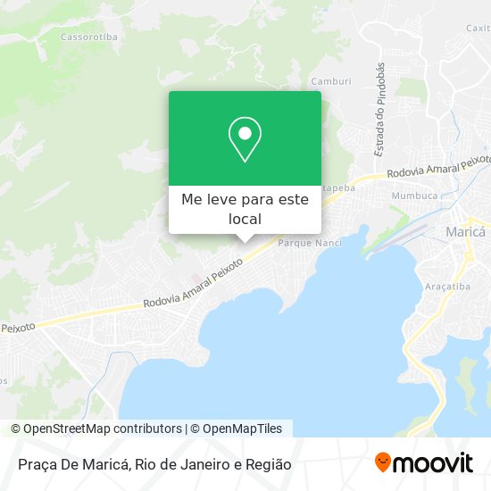 Praça De Maricá mapa