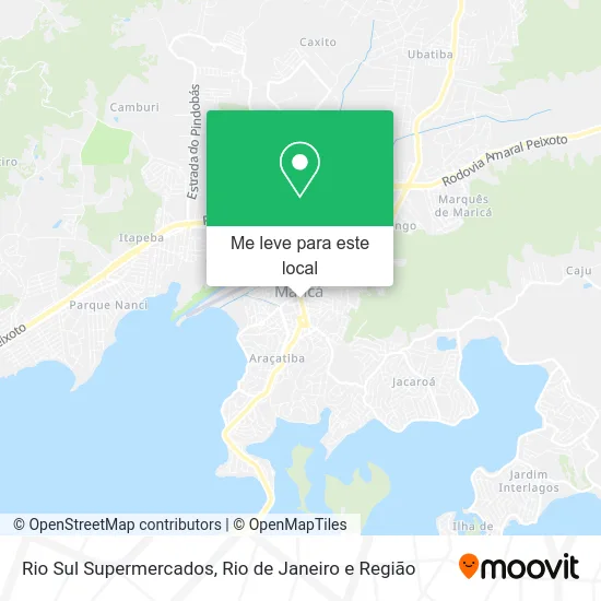 Rio Sul Supermercados mapa