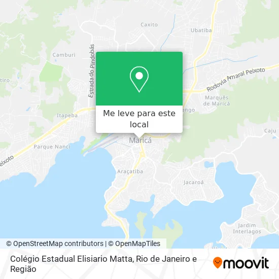 Colégio Estadual Elisiario Matta mapa