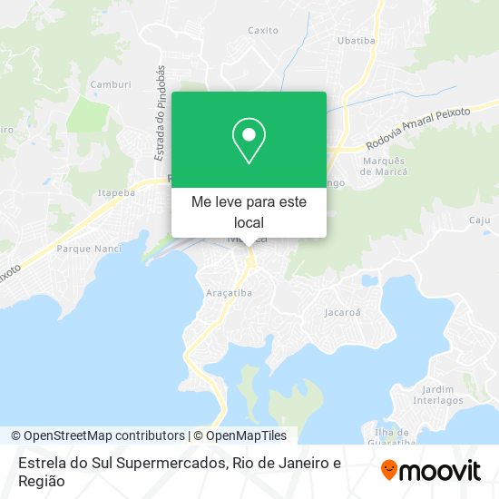 Estrela do Sul Supermercados mapa