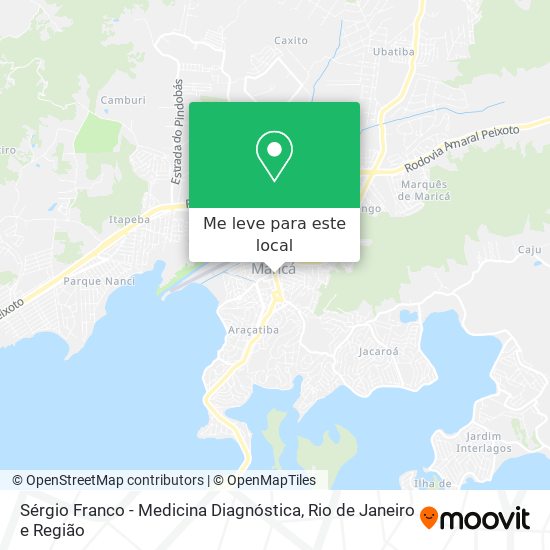 Sérgio Franco - Medicina Diagnóstica mapa