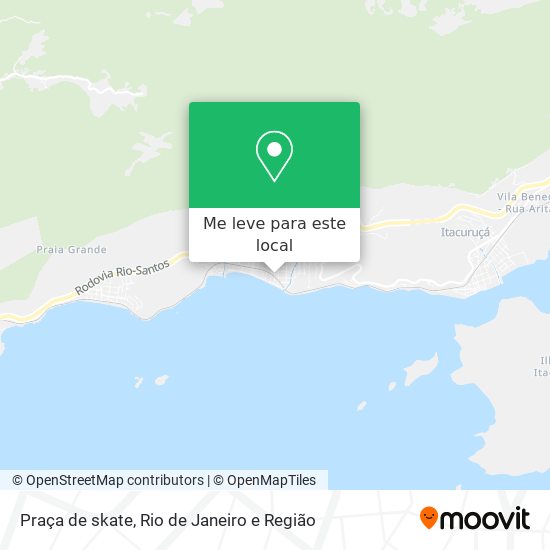 Praça de skate mapa