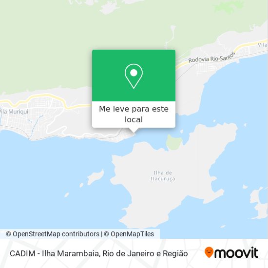 CADIM - Ilha Marambaia mapa