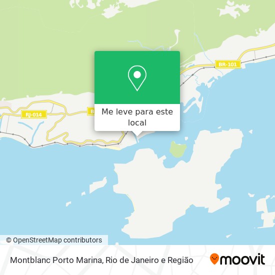 Montblanc Porto Marina mapa