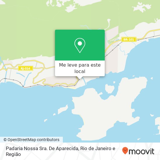 Padaria Nossa Sra. De Aparecida mapa