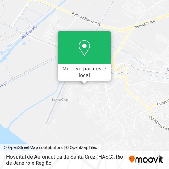 Hospital de Aeronáutica de Santa Cruz (HASC) mapa