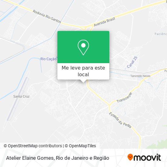 Atelier Elaine Gomes mapa