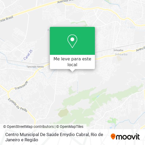 Centro Municipal De Saúde Emydio Cabral mapa