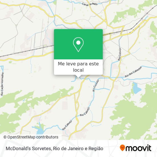 McDonald's Sorvetes mapa