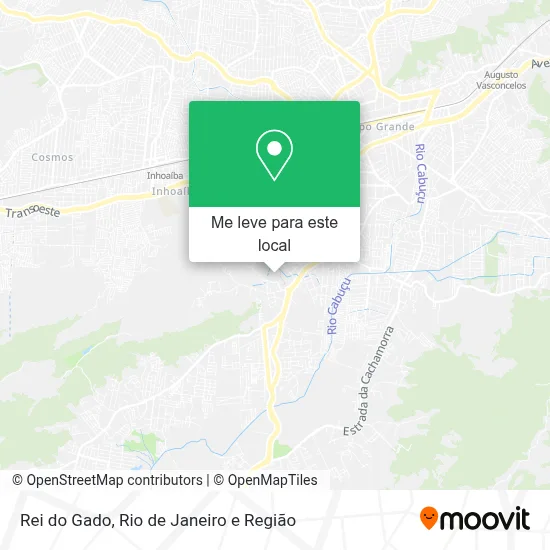 Rei do Gado mapa