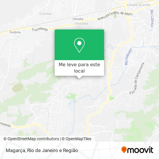 Magarça mapa